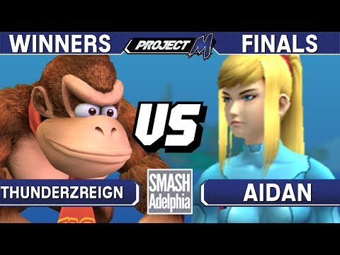 Project M - ThundeRzReiGN (Donkey Kong) vs Aidan (ZSS) - SMASHADELPHIA 2017 Winners Finals
