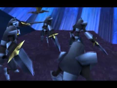 Kingdom Hearts II, Japanese cutscene: 08 - Battle in Hollow Bastion