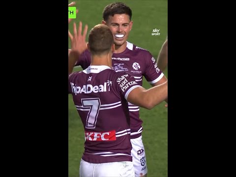 DCE seals it for Manly in his last game 🍒