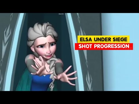 Frozen | Elsa Under Siege Shot Progression | Animation Breakdowns | 3D Animation Internships