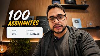 É assim que consigo 100 assinantes para o meu novo micro-saas (App) que fiz com IA [Mostrei na tela]