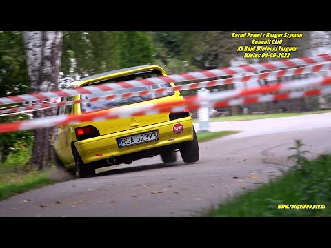 Barud Paweł / Burger Szymon - Renault CLIO - XX Rajd Mielecki Targum Mielec 04-09-2022