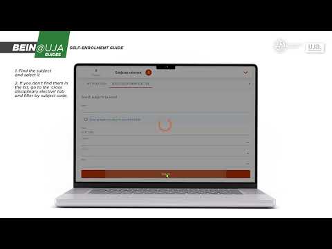Bein@UJA | Guides | Self Enrolment