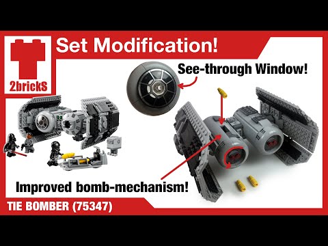 LEGO TIE Bomber (75347) - Modifications/Quick Review!
