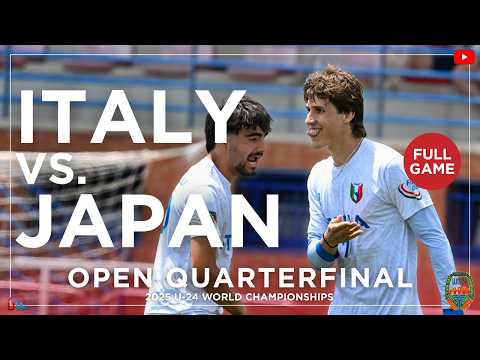 Italy vs. Japan (Open Quarterfinal) | 2025 U-24 World Championships