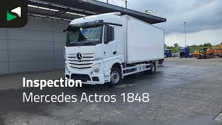 Mercedes-Benz Actros 1848 4X2 18tonner 2000kg Ladebordwand Full Air Suespensio Koffer-LKW | Bild 4 - Autoline