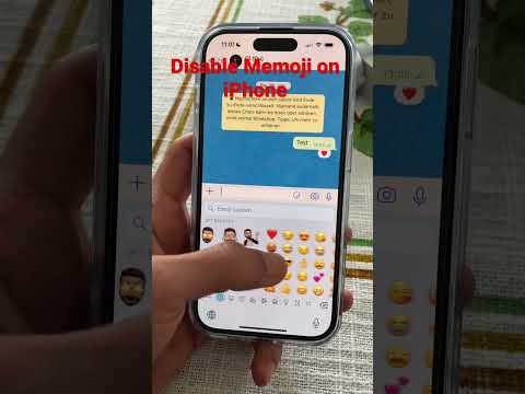Disable Memoji on iPhone #shorts