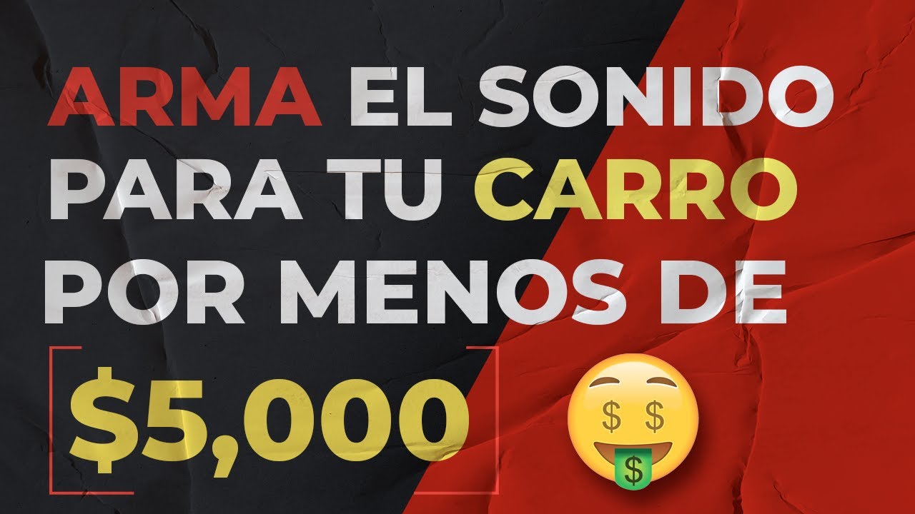 Arma tu sonido por menos de $5,000 MXN | AudioOnline