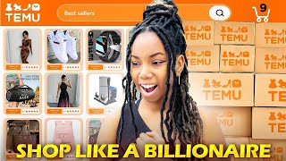 SHOP LIKE A BILLIONAIRE on TEMU | UNBEATABLE PRICES | THE DYNAMIC FAMILY