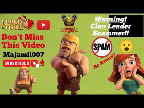⚠️🚨"Chinese Language Scam🚫 in COC! Don't Get Tricked!" || Clash Of Clans || / Clan Leader Scap!