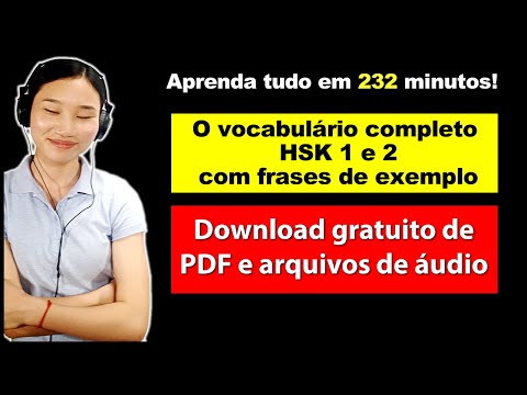 O vocabulário completo HSK 1 e 2 com frases de exemplo - Aprenda chinês - Download gratuito de PDF