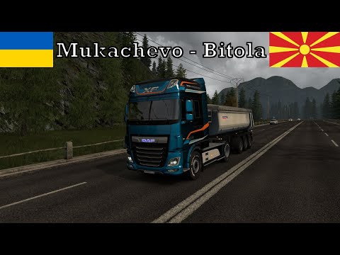 Euro Truck Simulator 2 | ProMods + Romania Extended | Mukachevo (UA) - Bitola (MK) [Timelapse]