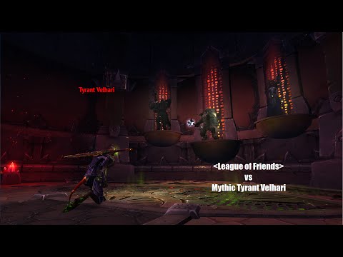League of Friends vs. Mythic Tyrant Velhari (Warlock PoV)