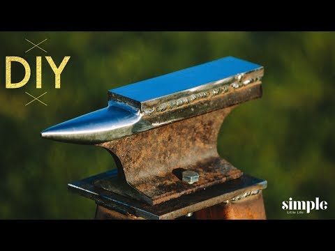 How to make a Blacksmith Anvil From a Railroad Track