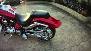 2008 Yamaha Raider custom chrome show bike