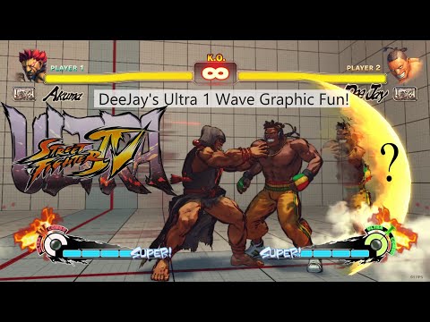 DeeJay Ultra 1 Wave Graphic Fun - Ultra Street Fighter 4
