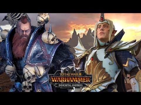 -ik Off - Norsca vs High Elves // Total War: WARHAMMER 3