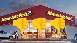Do Better Advance Auto Parts. This is Why I Dont Use You. #fail #advanceautoparts #customerservice