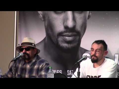 Robert Guerrero "WE WON HE RAN ALL NIGHT!" Danny Garcia vs Robert Guerrero post fight presser