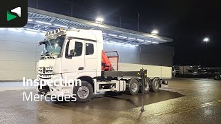 Mercedes-Benz Aroc 3653 Arocs 8X4 Palfinger PK26002-EH G Kran Crane Remote Lif flatbed truck | Image 4 - Autoline