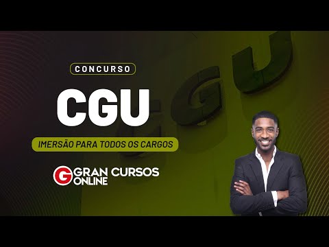 Concurso CGU: Imersão para todos os cargos