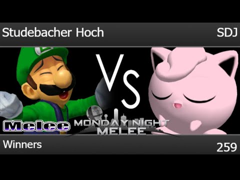 MNM 259 - TLOC | Studebacher Hoch (Luigi) vs SDJ (Jigglypuff) Winners - Melee