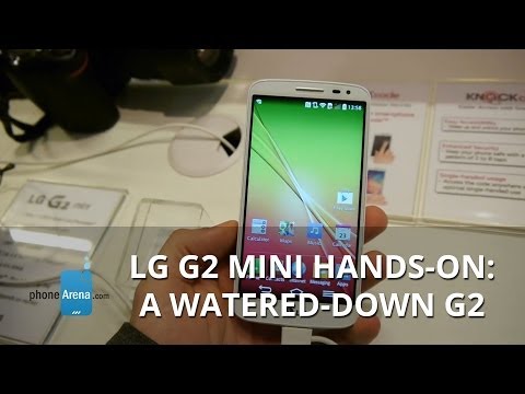 LG G2 mini hands-on: a watered-down G2
