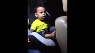 Baby singing stay the night