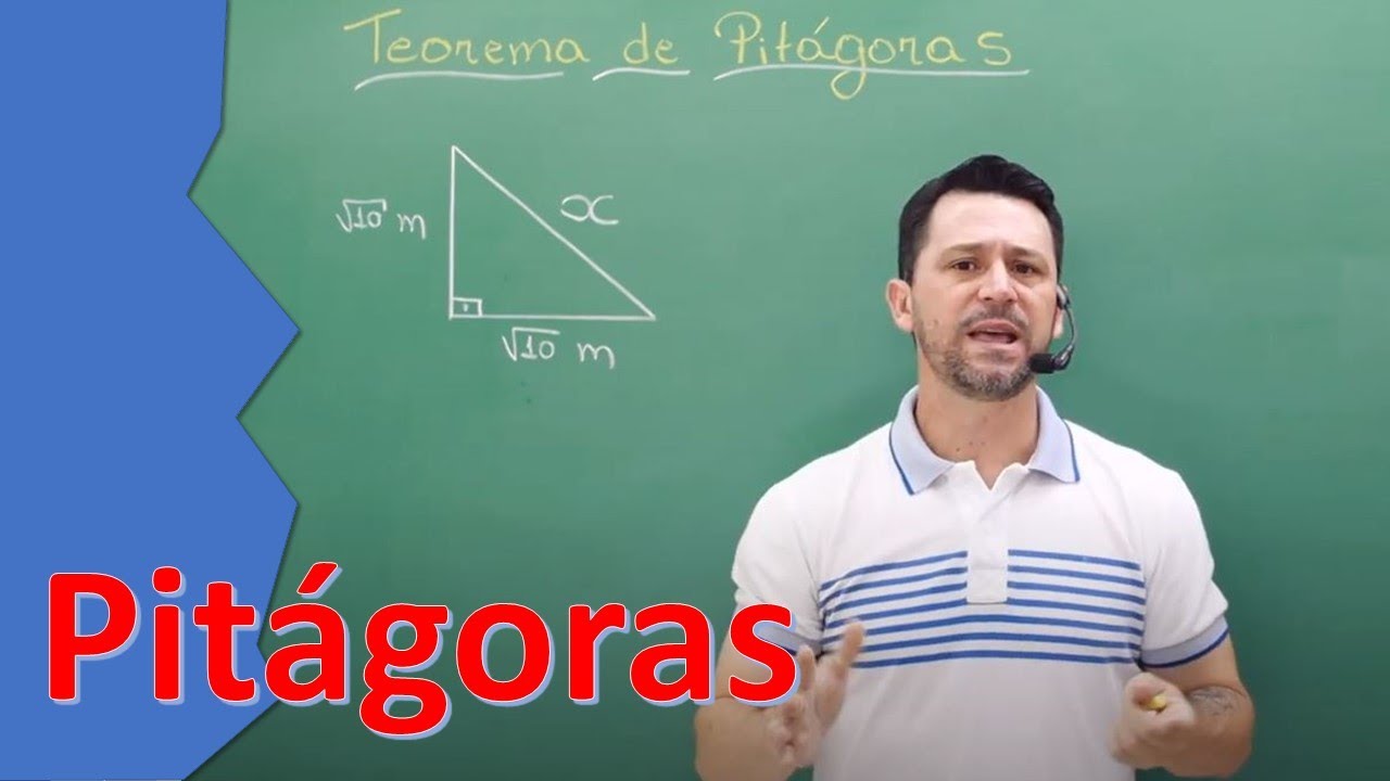 Teorema de Pitágoras. Resolvendo teorema de Pitágoras com raiz quadrada. @SoNumeros
