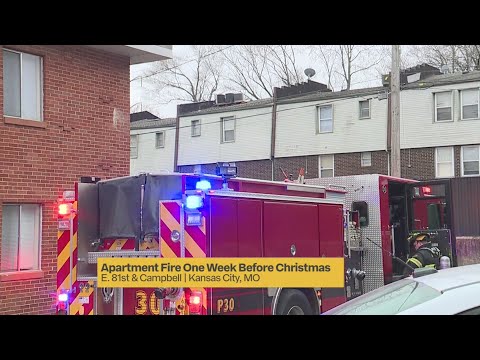 Kansas City apartment fire displaces four people
