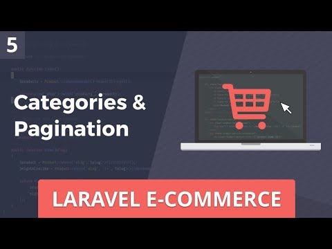 Laravel E Commerce Categories Pagination Part 5