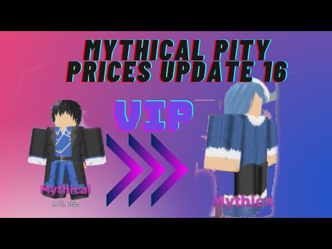 Every VIP Mythical Pity Price Updated Anime Fighters Simulator Update 16