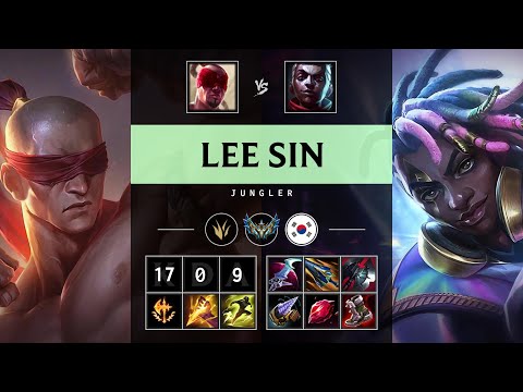Lee Sin Jungle vs Ekko - KR Challenger Patch 25.09