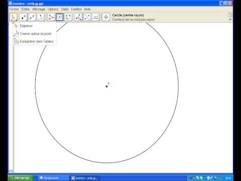 comment colorier un cercle sur geogebra