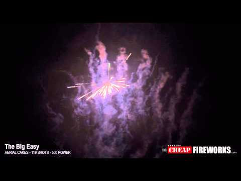 The Big Easy Fireworks Multishot Cake