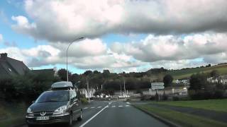 preview picture of video 'Driving Along Boulevard Jean Guéhenno & Rue Marcellin Berthelot, Tréguier, Brittany, France'