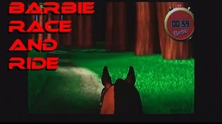Barbie Race & Ride on PS1. Played for laughs with commentary