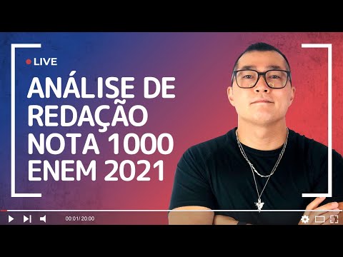 ANÁLISE DE REDAÇÃO NOTA 1000 ENEM 2021