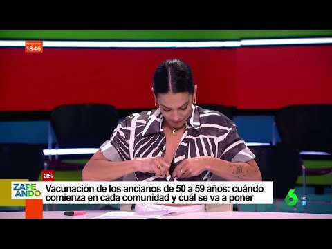 El descuido de Lorena Castell con su camisa en directo - Zapeando