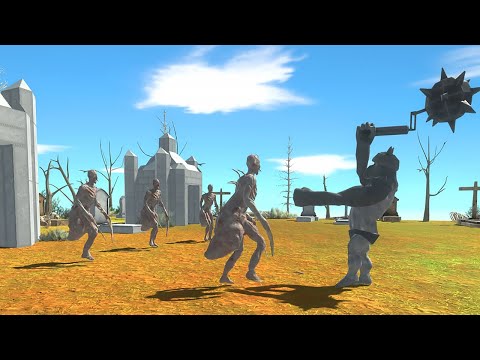 Undead GHOULS Escape From Tombs - Animal Revolt Battle Simulator