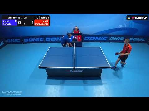 18:00 Andrii Rehush - Andrii Matiushenko 03.09.2023 TT Euro.Cup  Ukraine Master. TABLE 3