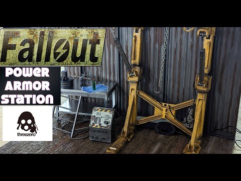 Three Zero Fallout 1/6 scale Power Armor Station Bethesda Softworks review unboxing Danoby2