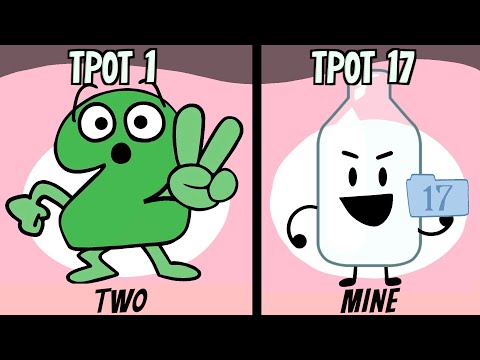 BFDI: Every TPOT Intro (1-17) Evolution | UPDATED as of TPOT 17