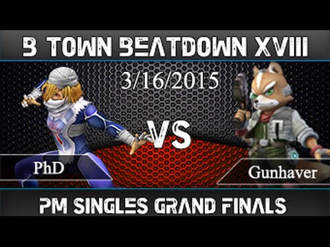 B-Town Beatdown XVIII PM Grand Finals - PhD (Sheik) vs Gunhaver (Fox)