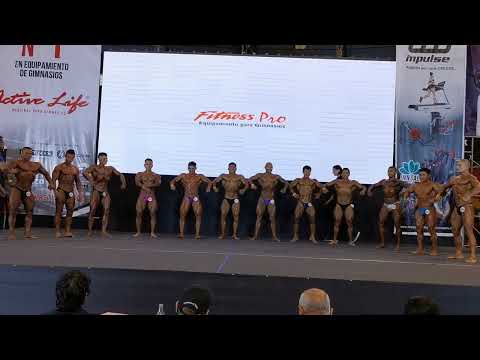 Presentación Categoría Fisicoculturismo Senior hasta 75 k.