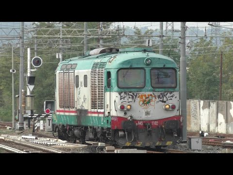 D445.1102 XMPR, LIS Chignolo Po - Alessandria, arrivo, cambio banco e ripartenza ad Arquata Scrivia