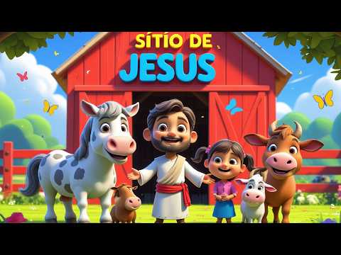 Jesus Cristo tinha um Sítio Yah yah oh! MARATONA MÚSICA INFANTIL GOSPEL | Músicas Infantis Gospel