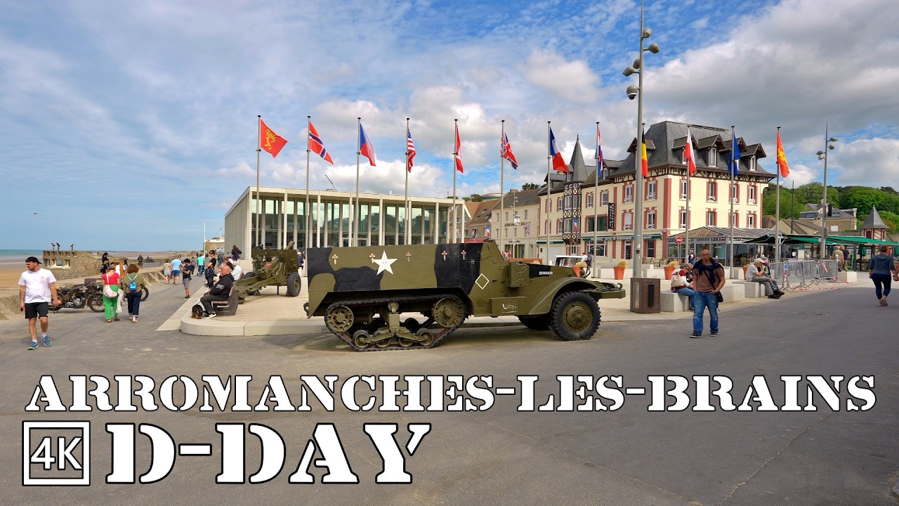 82nd D-DAY Normandy 2026 | Arromanches-Les-Brains | DAY 03 | Normandy France 4k 60 FPS