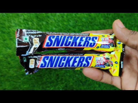 Snickers Chocolate Box opening ASMR 😋