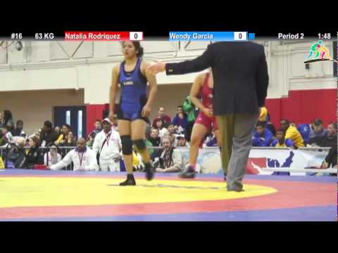 2012 Pan Am: 63 KG Semifinal: Natalia Rodriquez (PUR) vs. Wendy Garcia (MEX)
